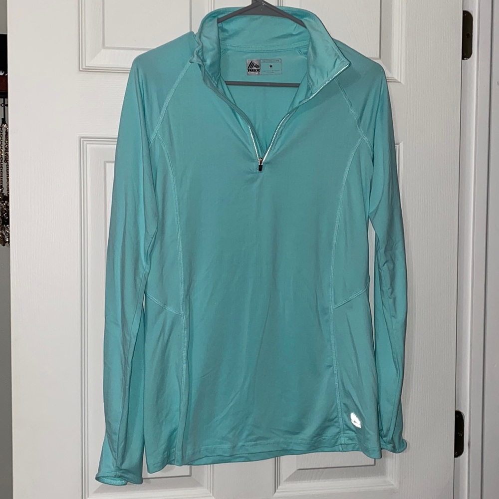 RBX - 1/4 Zip Reflective logo Performance Long Sleeve - Medium